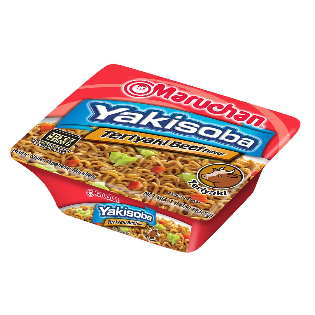 Maruchan Ramen: Yakisoba Teriyaki Beef, Ramen Noodles, 8 Pack