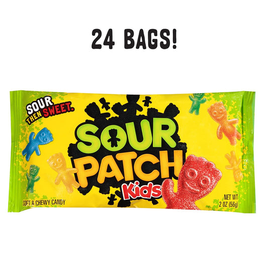 SOUR PATCH KIDS: Soft & Chewy Candy, 24 Pack