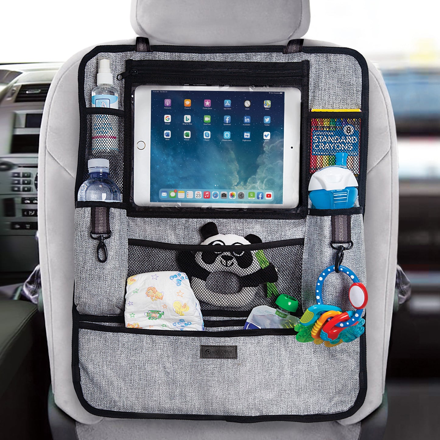 Monbebe: Backseat Car Organizer, Black