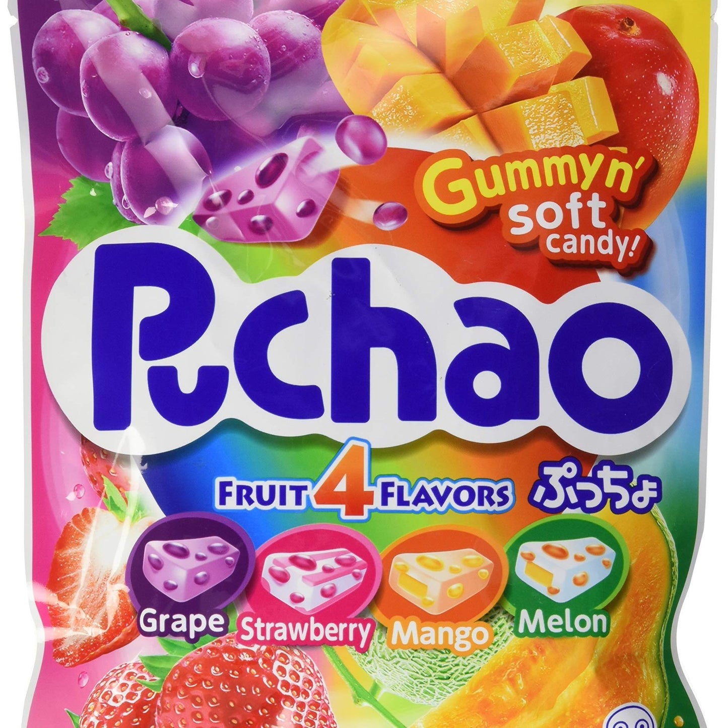 UHA Mikakuto: Puchao Gummy Candy Fruit Mix, 2 pack