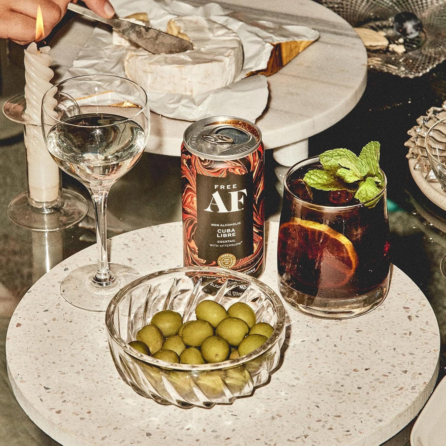 Cocktail: FREE AF: Cuba Libre, Non-Alcoholic Mocktail, 12 Pack