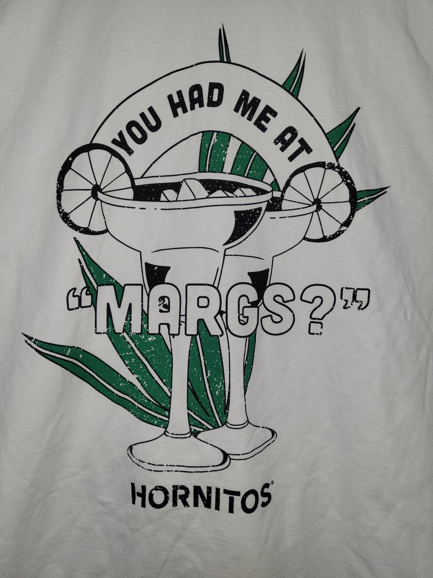 Hornitos: Tequila Tee Shirt, Half Sleeve Crew Neck
