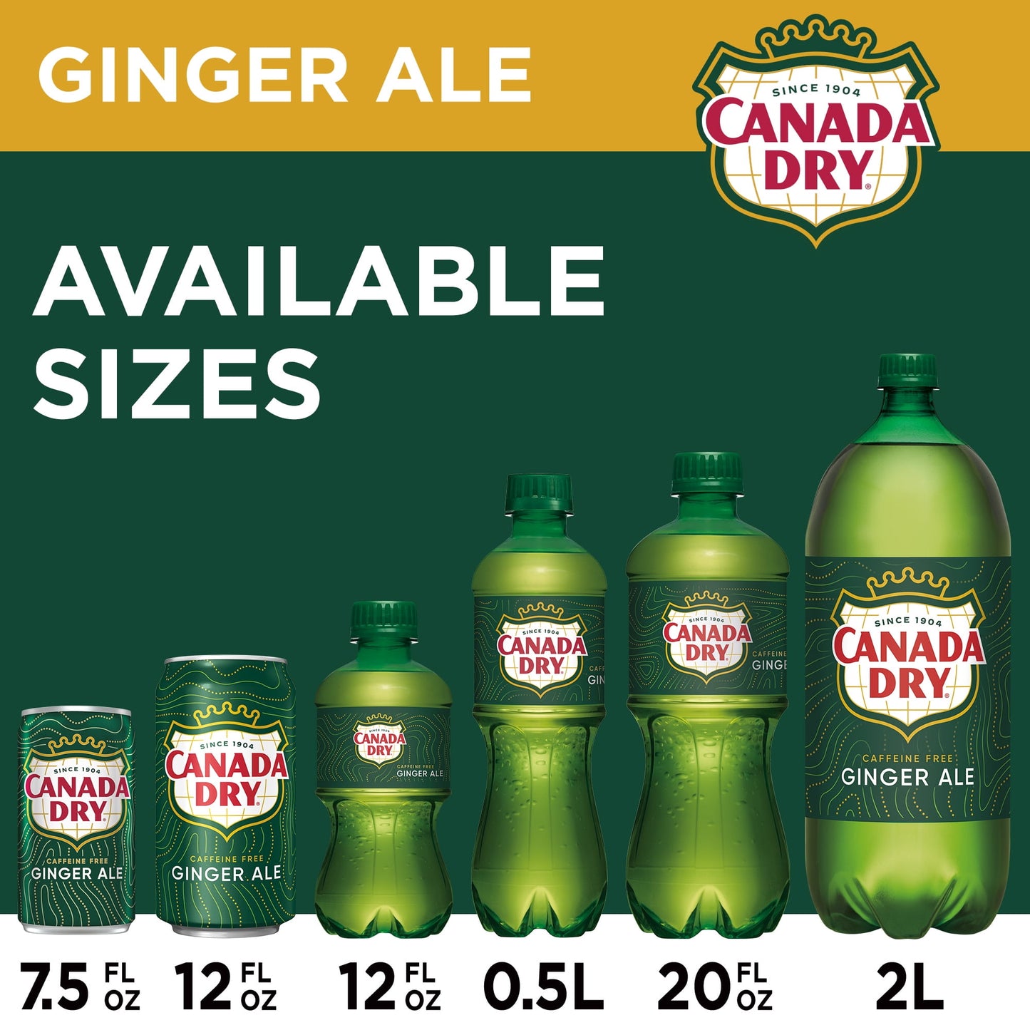 Canada Dry: Ginger Ale, 12 fl. oz., 12 Pack Cans