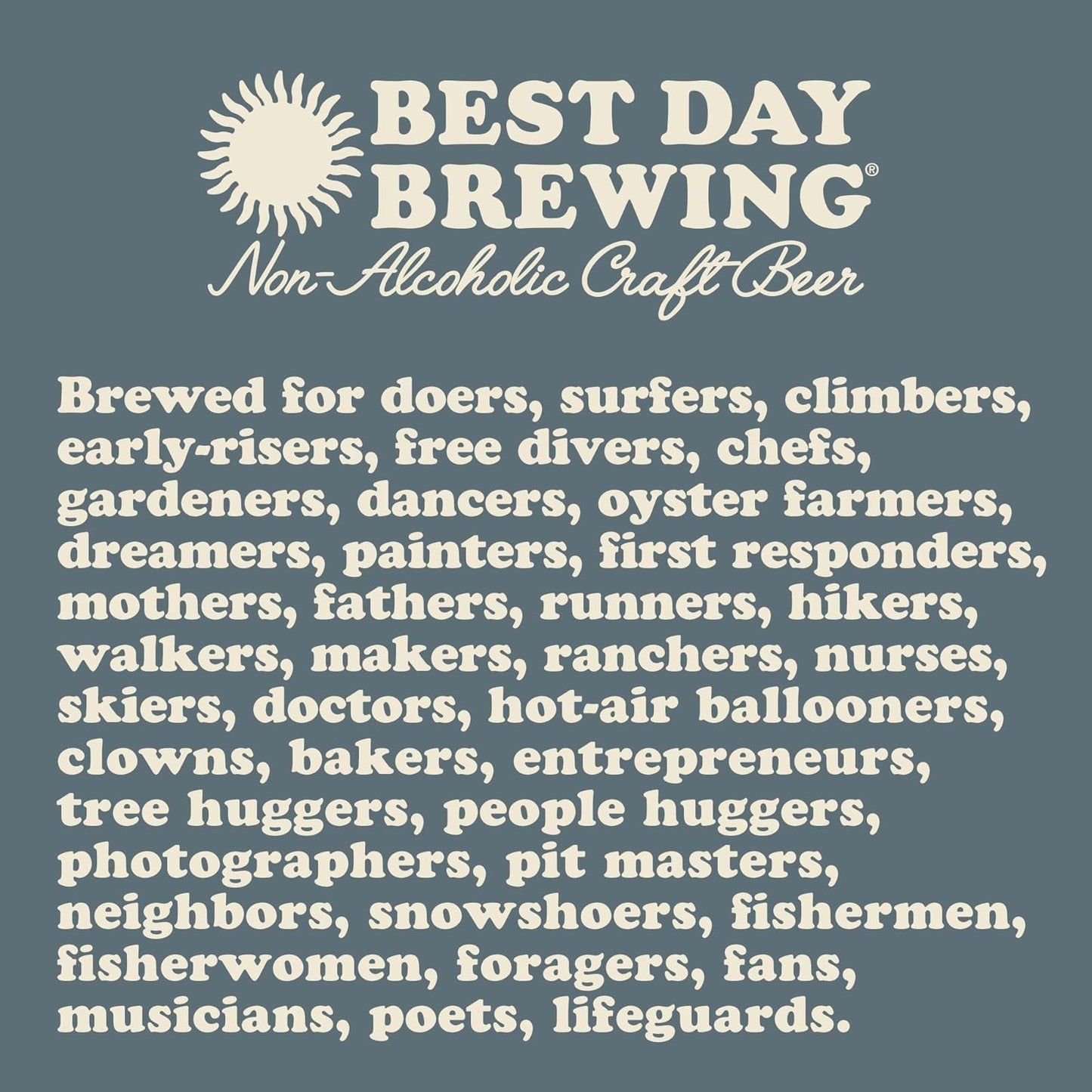 Beer: Best Day Brewing: Hazy IPA, Non Alcoholic Beer, 12 Pack