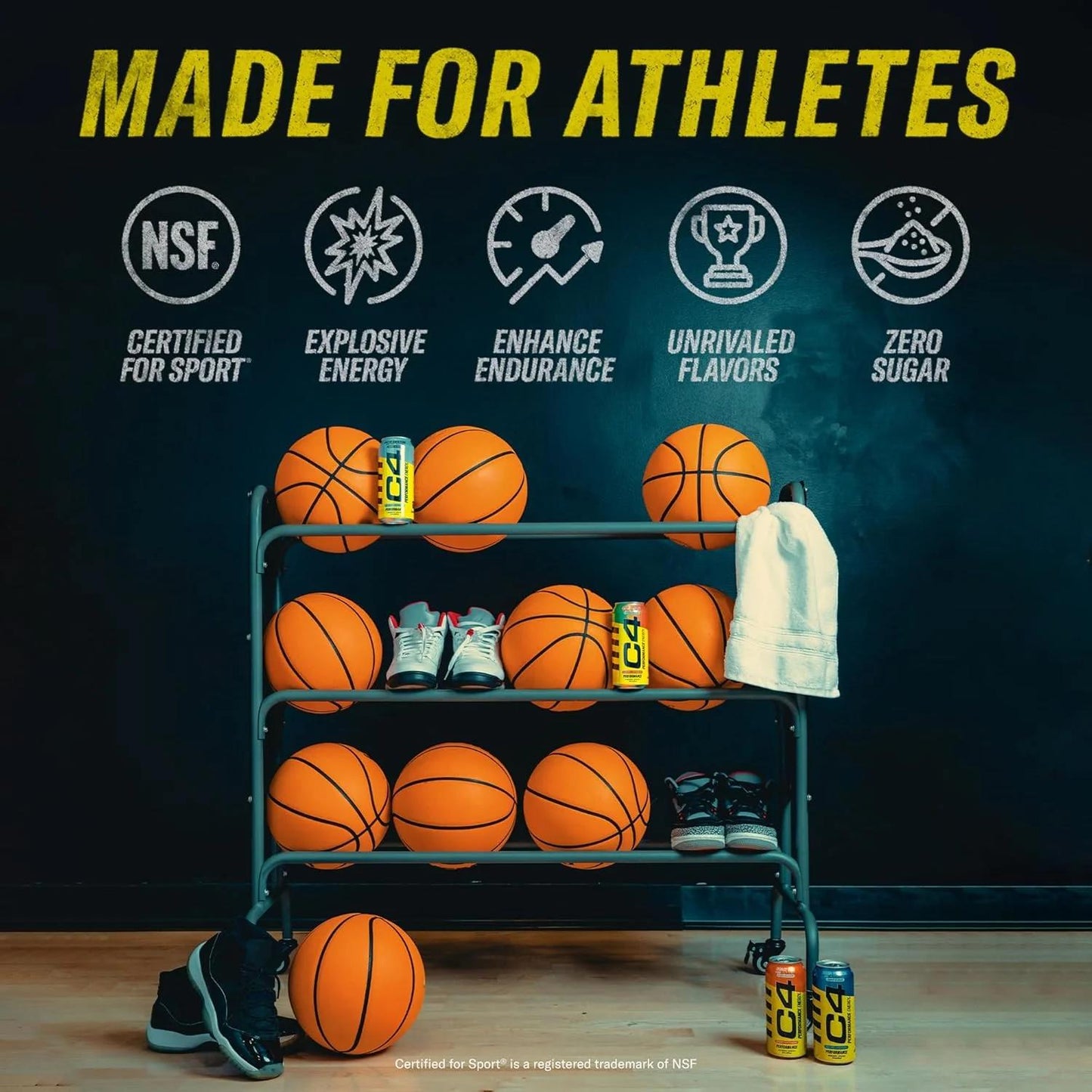 Cellucor C4 Performance Energy Drink: Orange Slice, 16 oz. 12 pack