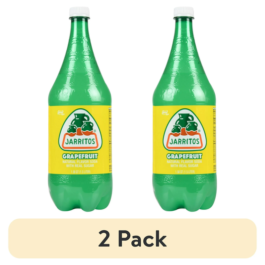 Jarritos: Grapefruit Soda, 1.5 L, 2 Bottles