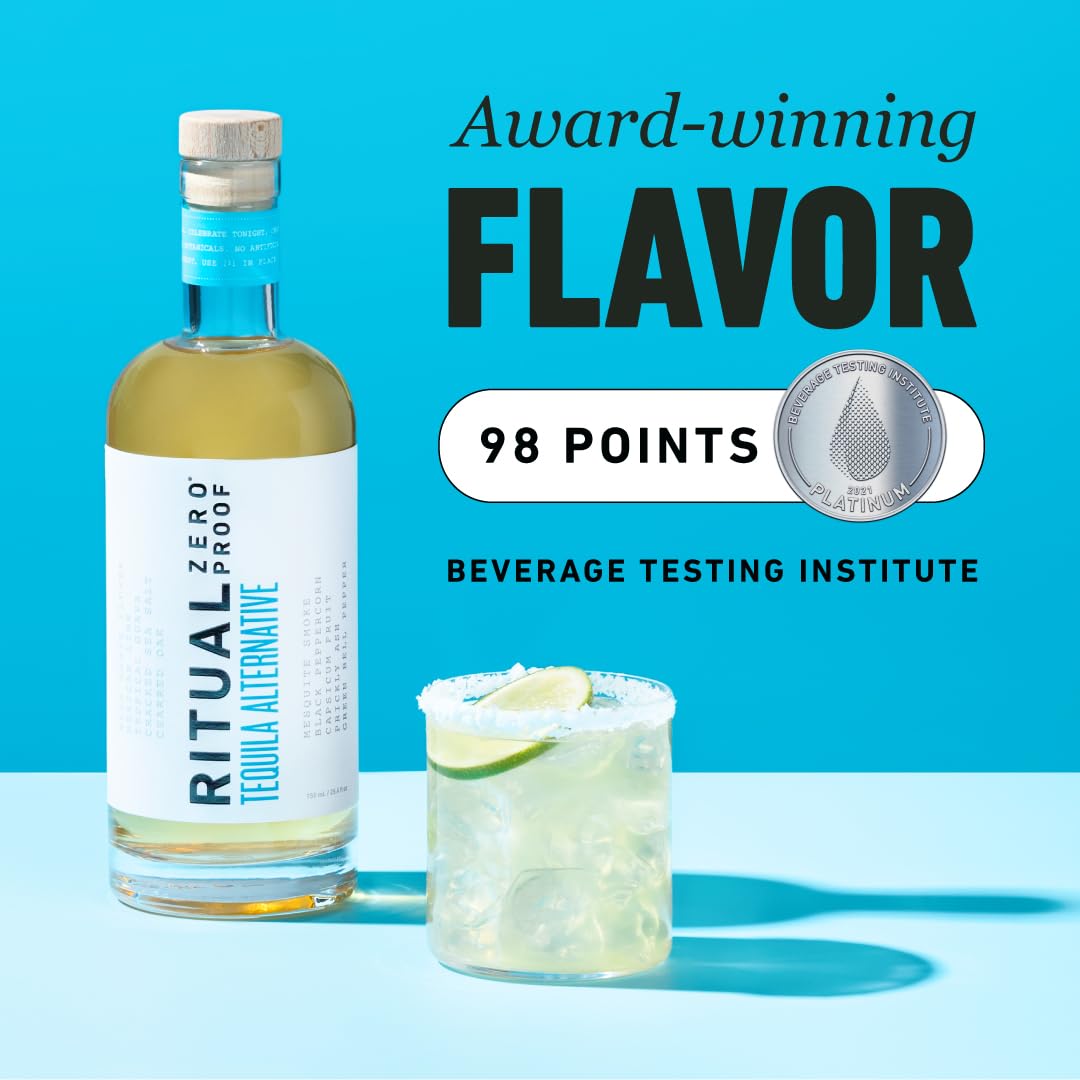 Spirit: RITUAL ZERO PROOF: Tequila Alternative, Non Alcoholic Agave Spirit, 1 Bottle