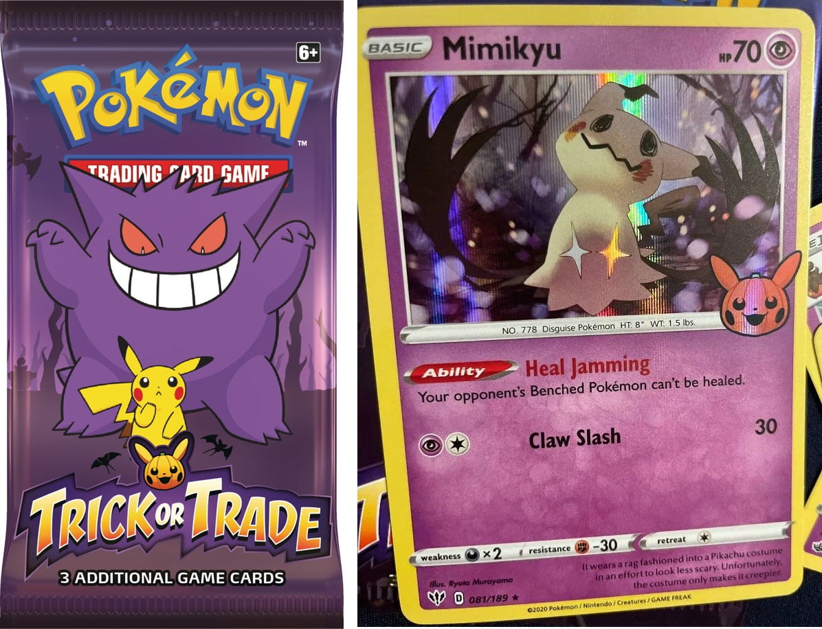 Pokémon TCG: Trick or Trade BOOster Bundle, 35 Mini Booster Packs