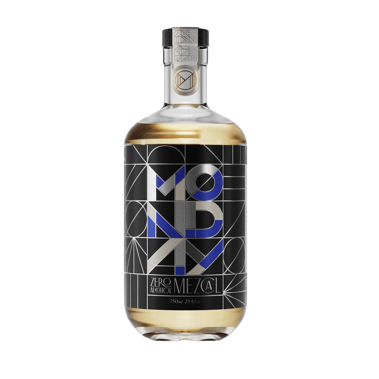 Spirit: MONDAY, Zero Alcohol Mezcal, Non Alcoholic Smoked Agave Spirit, 1 Bottle