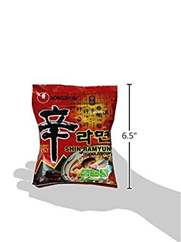 Nongshim Ramen: Gourmet Ramen Noodles, Spicy Shin, 20 Pack