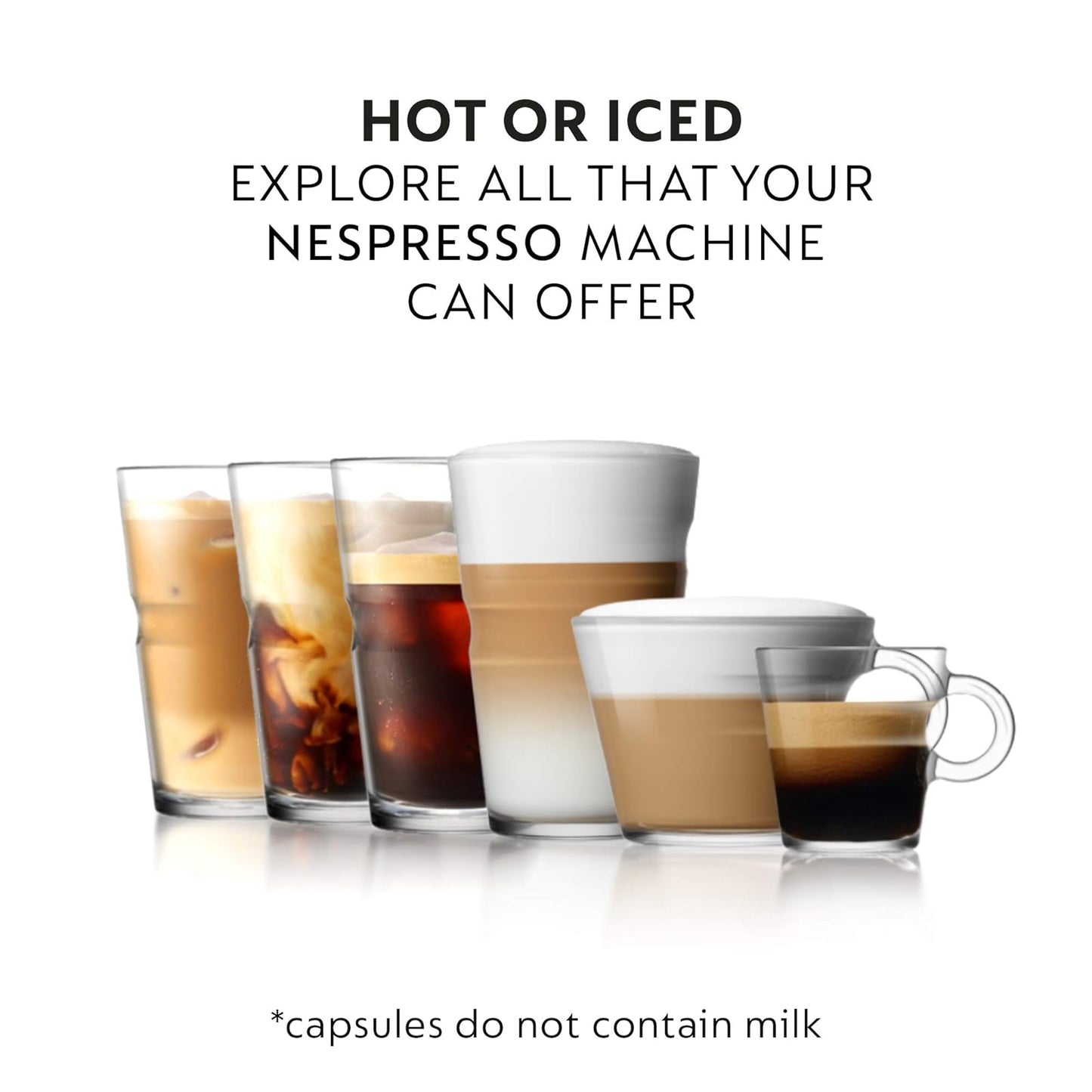 Nespresso: Original Line, Volluto Capsules, Mild Roast Espresso Coffee, 50 Pods