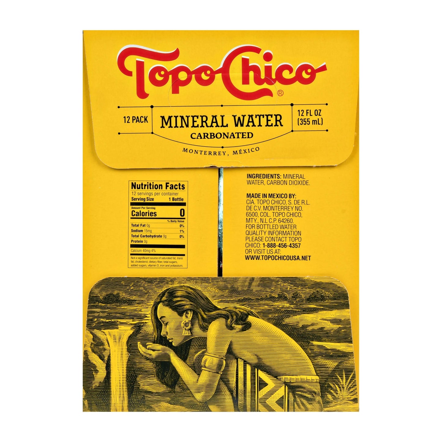 Topo Chico: Sparkling Mineral Water, 12 oz., 12 Pack