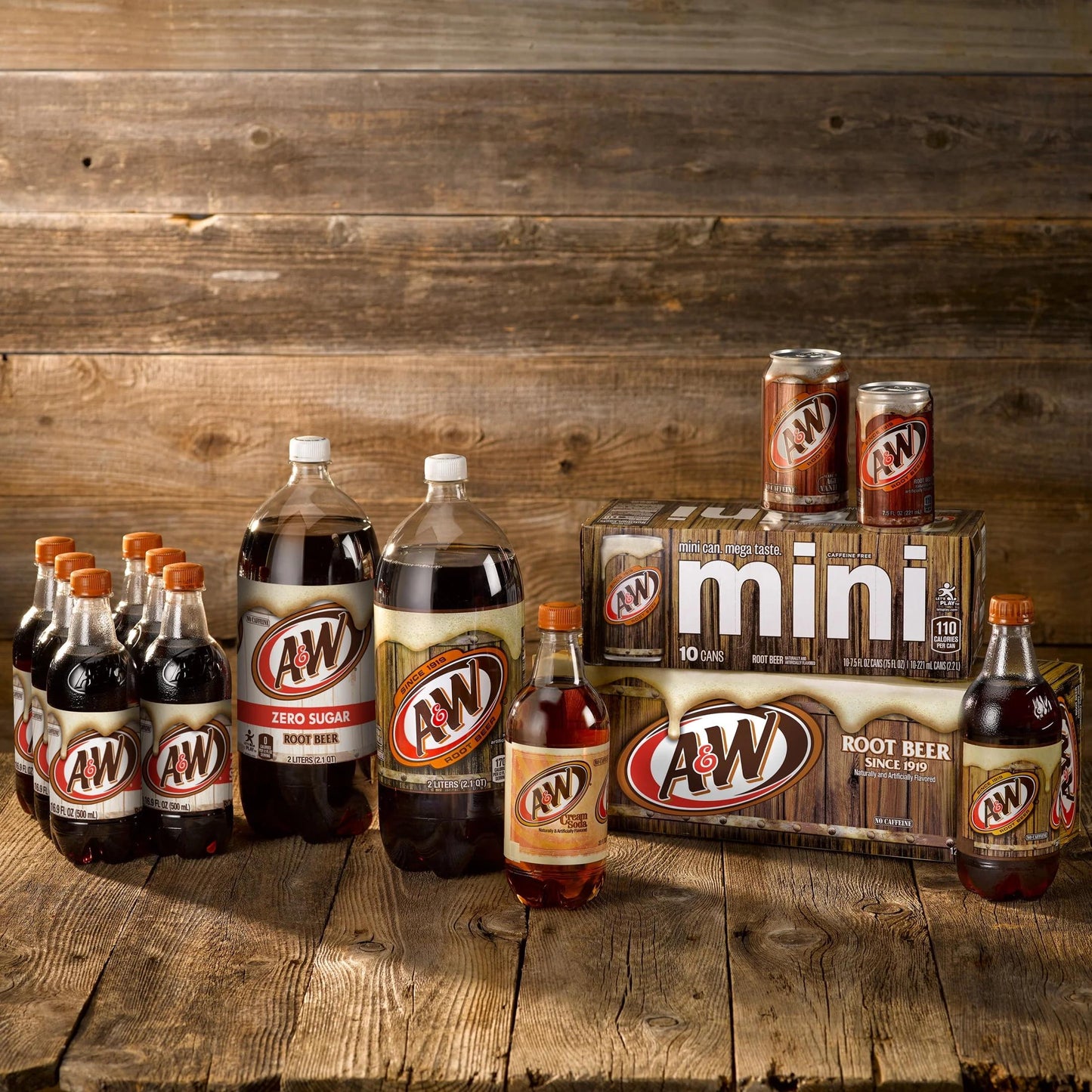 A&W: Zero Sugar Root Beer, 12 oz., 12 Pack
