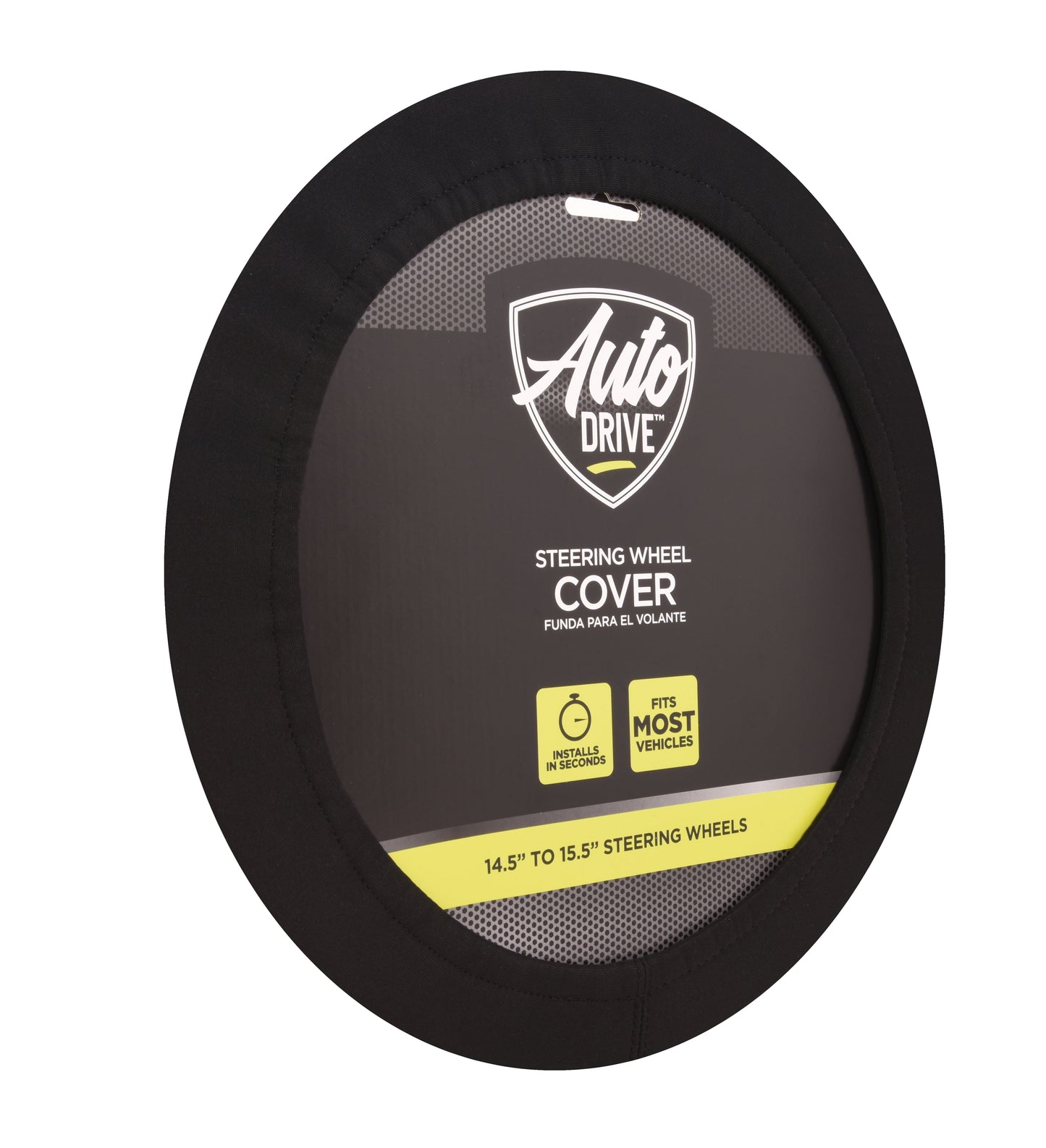 Auto Drive: Steering Wheel Cover - Neoprene Waterproof, Black