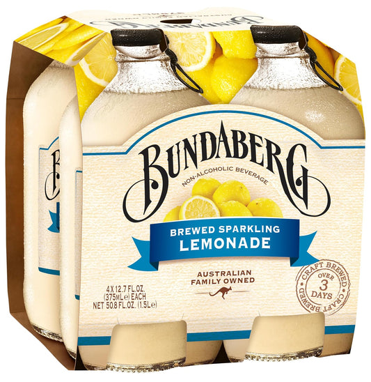 Bundaberg: Sparkling Lemonade, 12.7 oz., 4 Pack