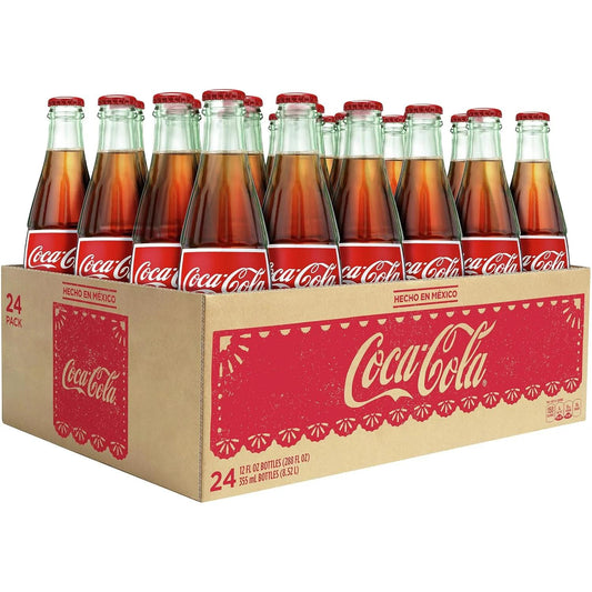 Coca Cola: Mexican Coke, Glass Bottle, 12 oz., 24 pack