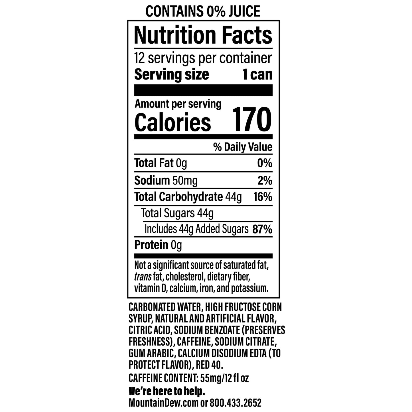 Mountain Dew: Dragon Fruit, 12 oz., 12 Pack