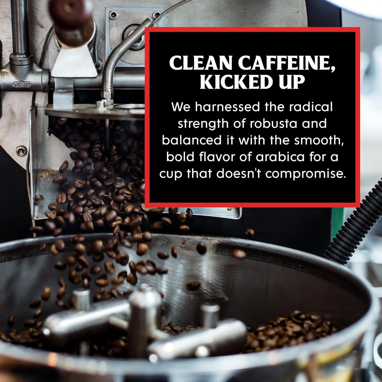 Death Wish Coffee: Dark Roast, Whole Bean, 1 lb.