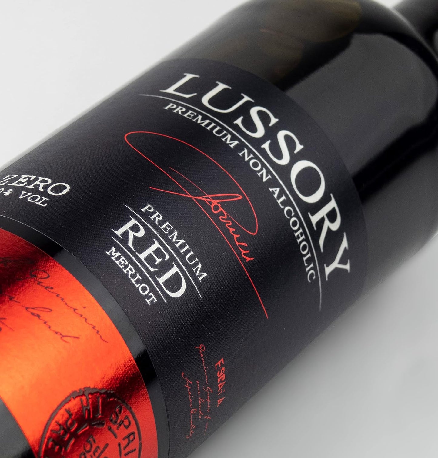 Wine: Lussory: Merlot, Non-alcoholic Red Wine, 1 Bottle