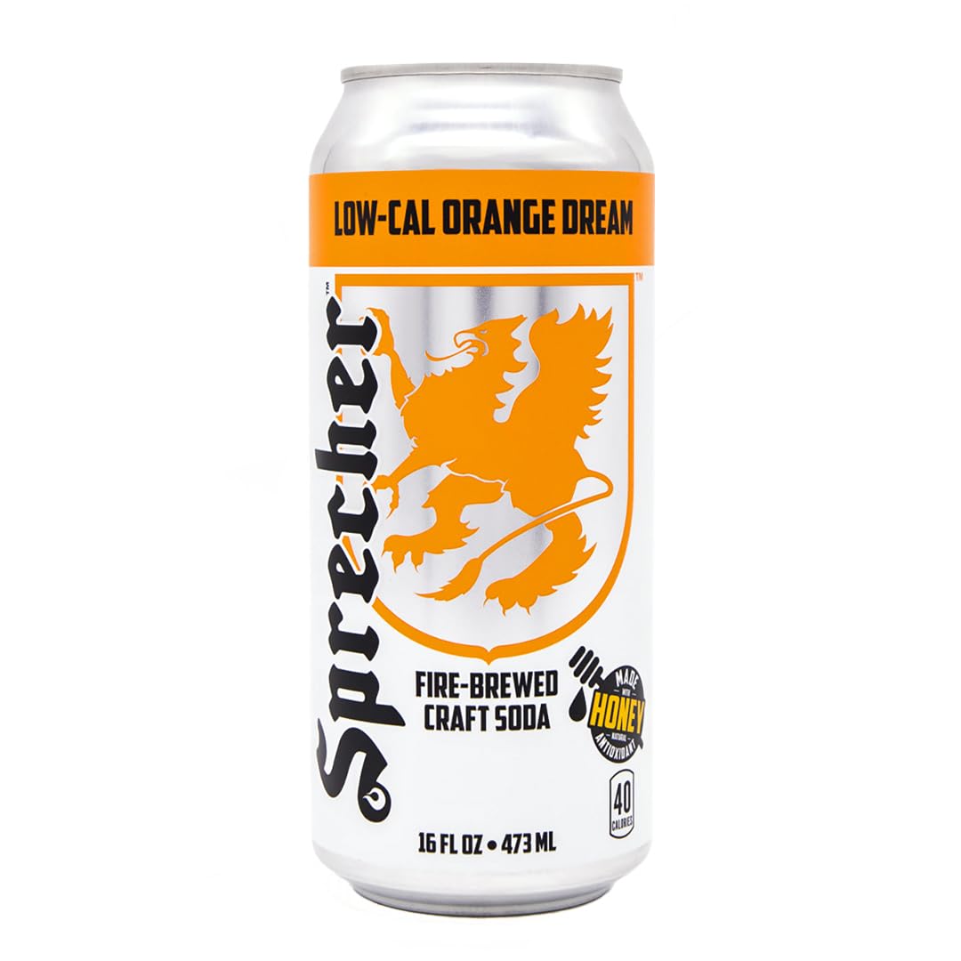 Sprecher Root Beer: Gourmet Low Calorie Craft Root Beer Soda, 16 oz., 12 Pack