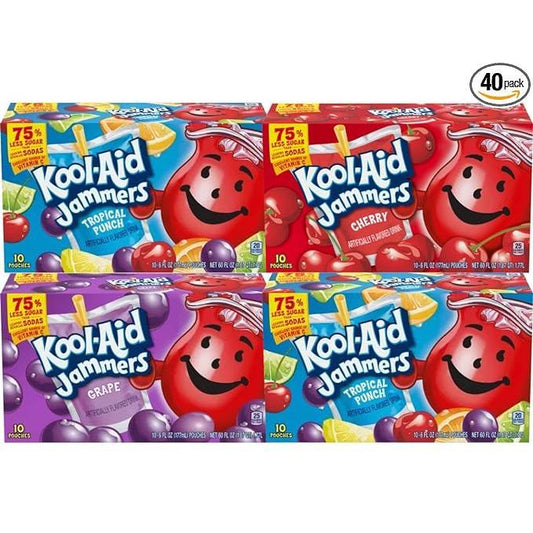 Kool-Aid: Jammers, Flavor Variety Pack, 40 Pack