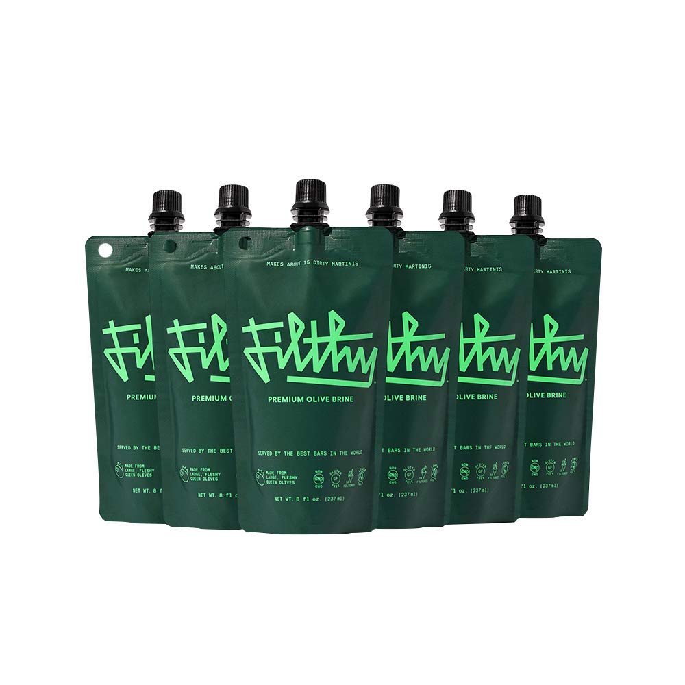 Cocktail: Filthy Olive Brine: Olive Juice for Dirty Martinis, 2 Pack