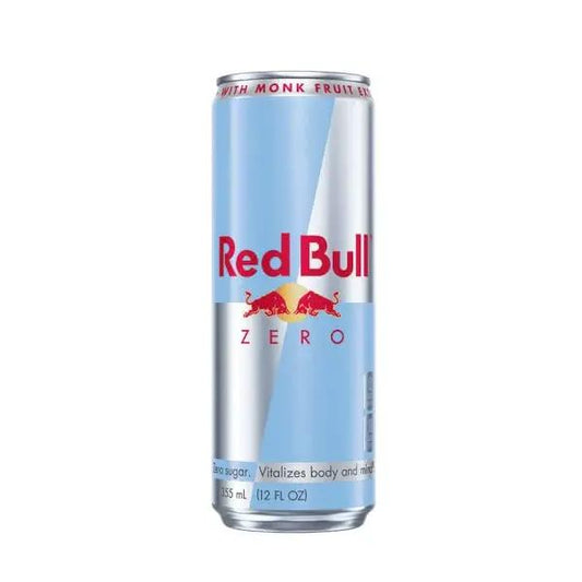 Red Bull: Zero Sugar Free Energy Drink, 12 oz. 4 Pack