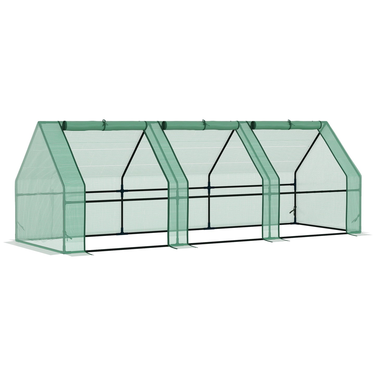 Outsunny: Garden Cover - 9' x 3' x 3' UV Protected Waterproof Greenhouse Cover, Green