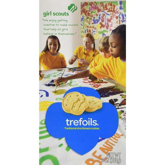 Girl Scout Cookies: Trefoils Traditional Shortbread Cookie, 1 box