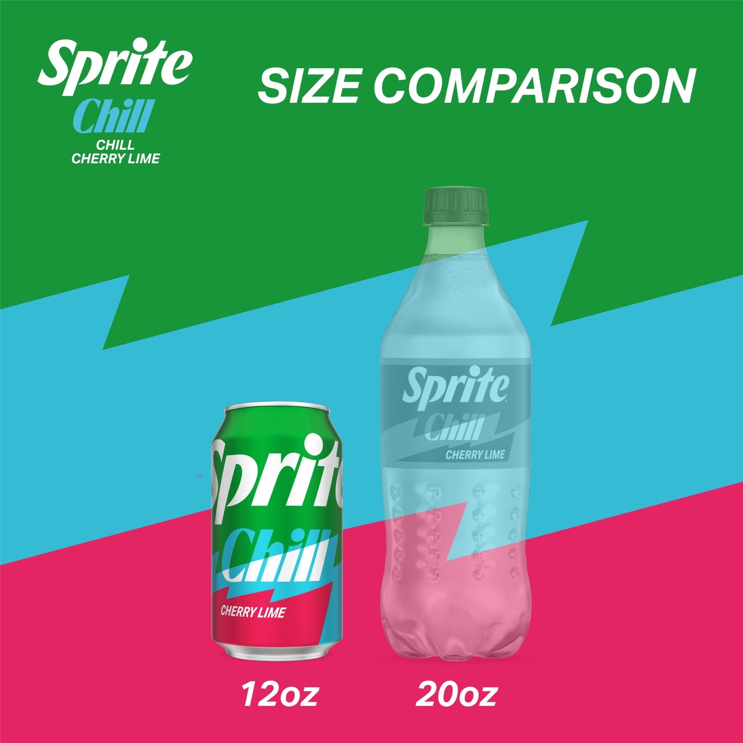 Sprite: Cherry Lime Soda Pop, 12 oz., 12 Pack
