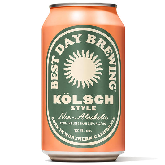 Beer: Best Day Brewing: Kölsch, Non Alcoholic Beer, 12 Pack