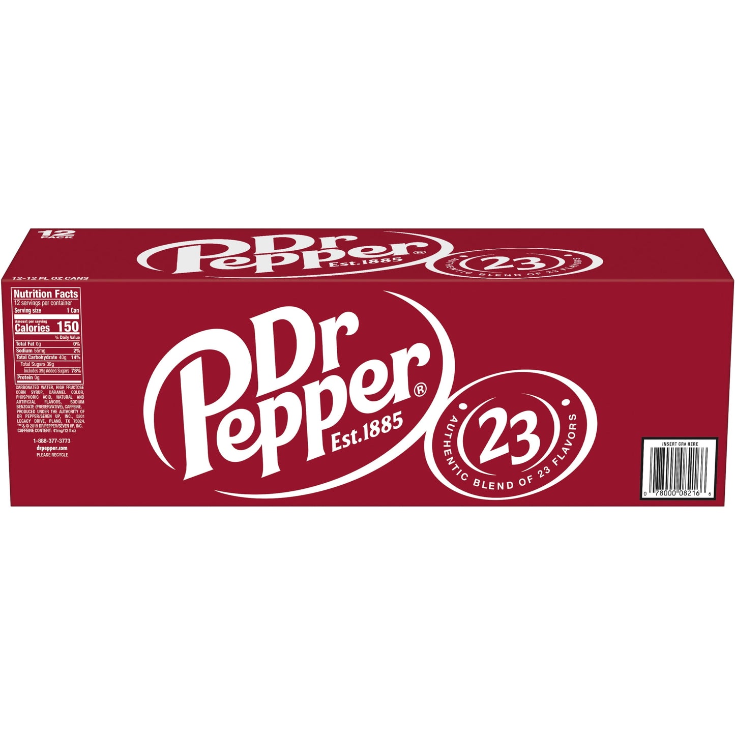 Dr. Pepper: Original Soda Pop, 12 fl. oz., 12 Pack Cans