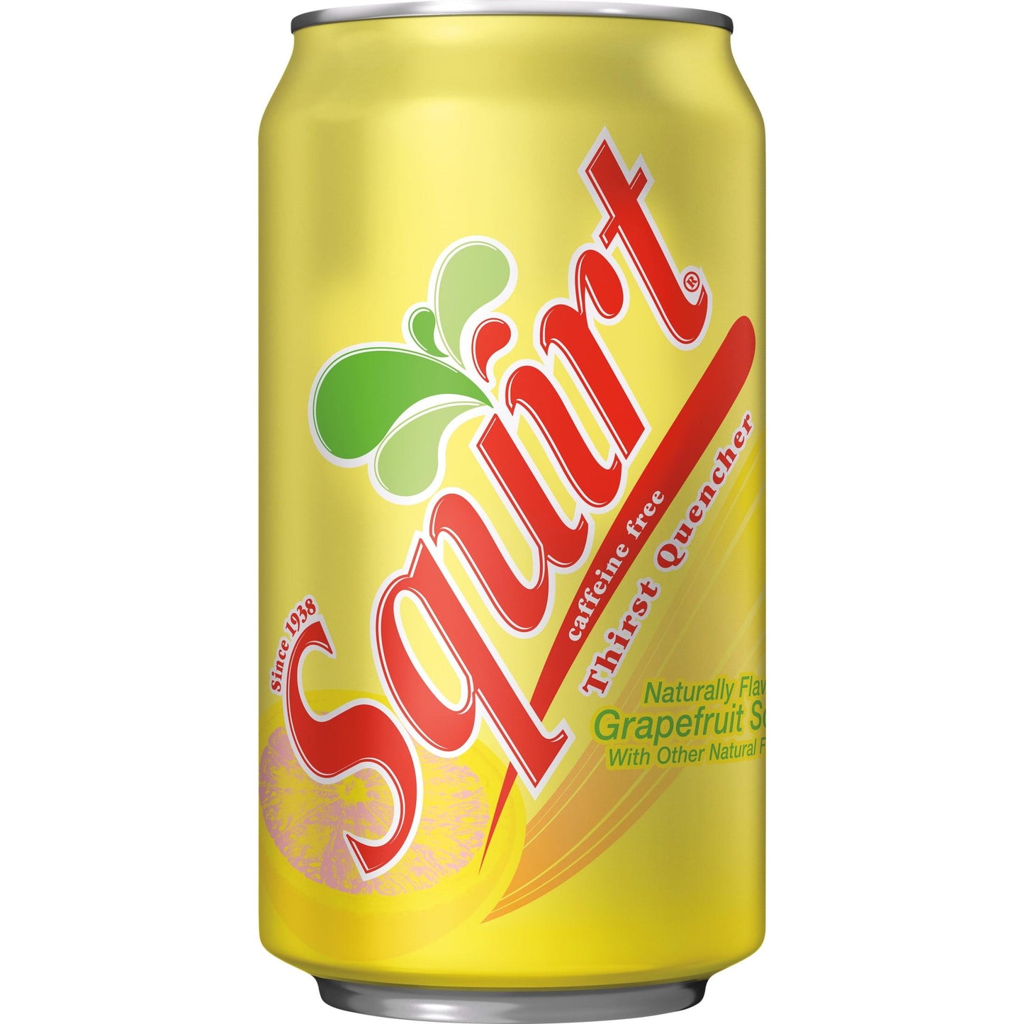 Squirt: Grapefruit Soda Caffeine Free, 12 oz., 12 Pack