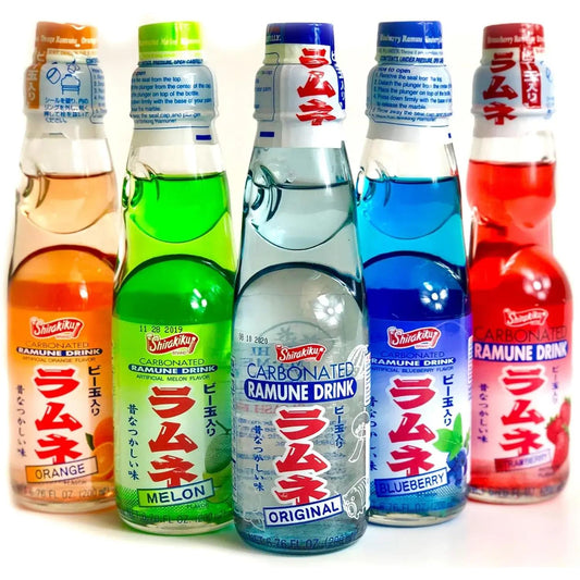 Ramune: Soda Variety Pack, 6.76 oz., 5 Pack