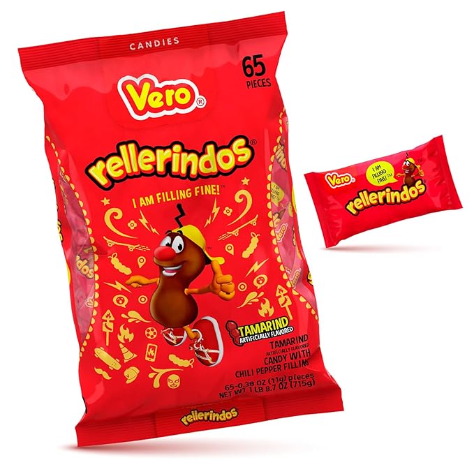 Vero: Rellerindos Tamarind Flavor Hard Candy, 65 Pack