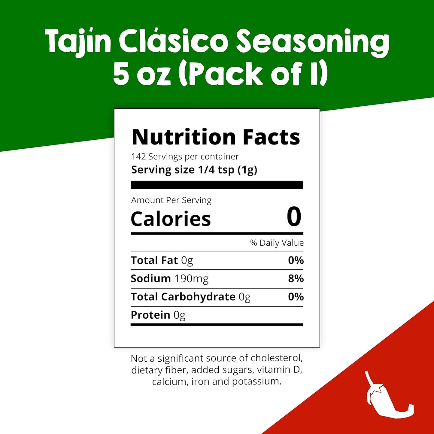 Tajín: Clásico Chile Lime Seasoning 5 oz., 2 Pack Bottles