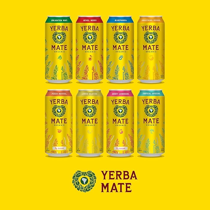 Guayakí Yerba Mate : Organic Energy Drink, Variety Pack, 12 pack