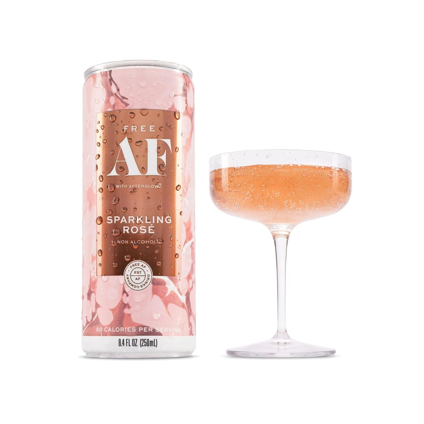 Cocktail: FREE AF: Gin & Tonic - Non Alcoholic Cucumber G&T, Premium Cocktail Mixer, 12 Pack Cans
