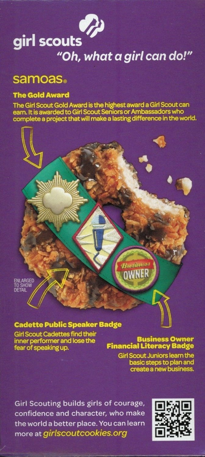 Girl Scout Cookies: Samoas Caramel deLites, 4 boxes