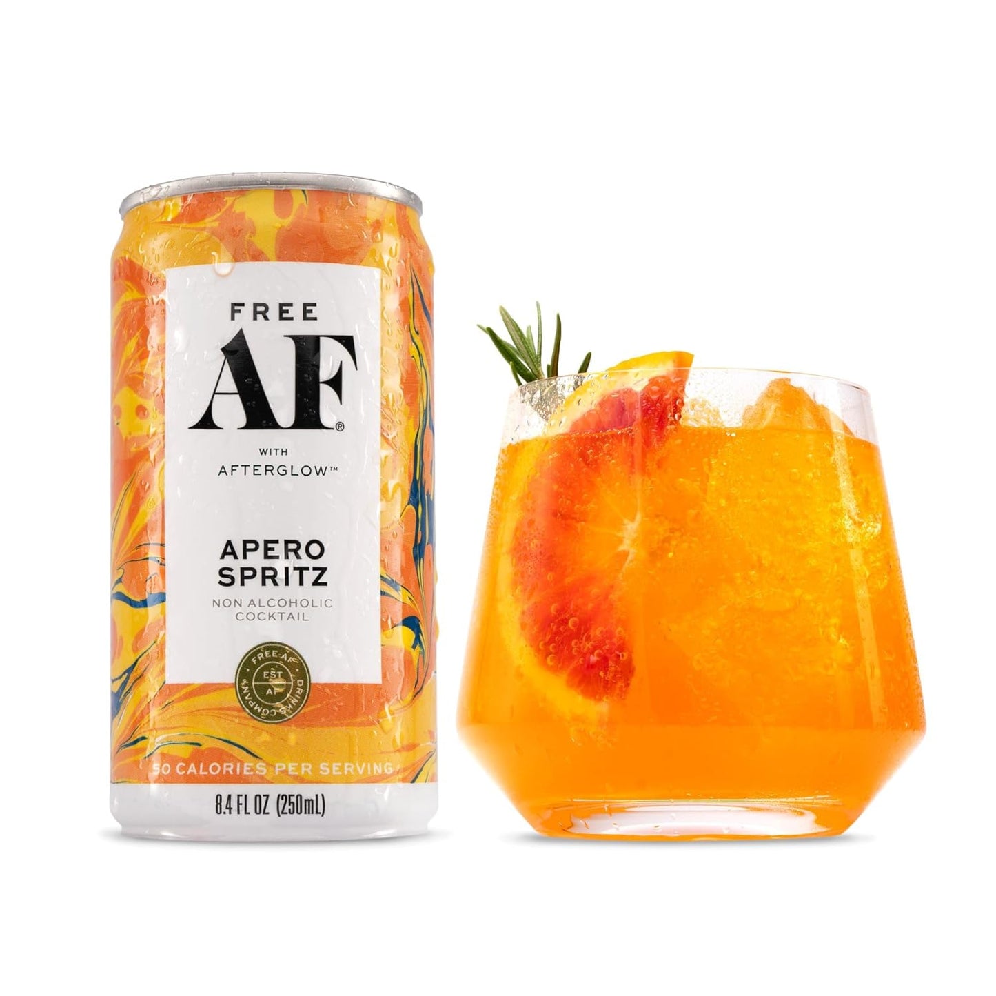 Cocktail: FREE AF: Gin & Tonic - Non Alcoholic Cucumber G&T, Premium Cocktail Mixer, 12 Pack Cans