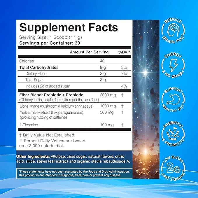 Yerba Mate: Instant Tea, 3-in-1 Super Drink Mix, Peach Mango, 1 Bag