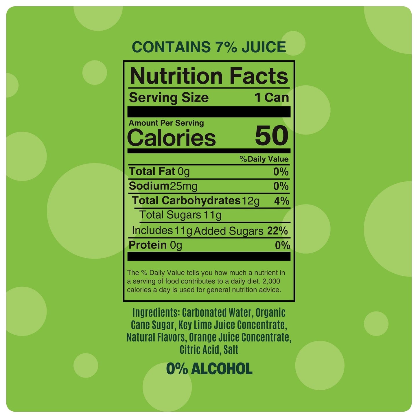 Mingle Mocktails: Key Lime Margarita Non-Alcoholic, 12 oz., 4 Pack
