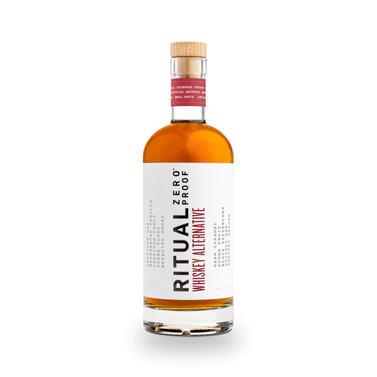 Spirit: RITUAL ZERO PROOF: Whiskey Alternative, Non Alcoholic, 1 Bottle