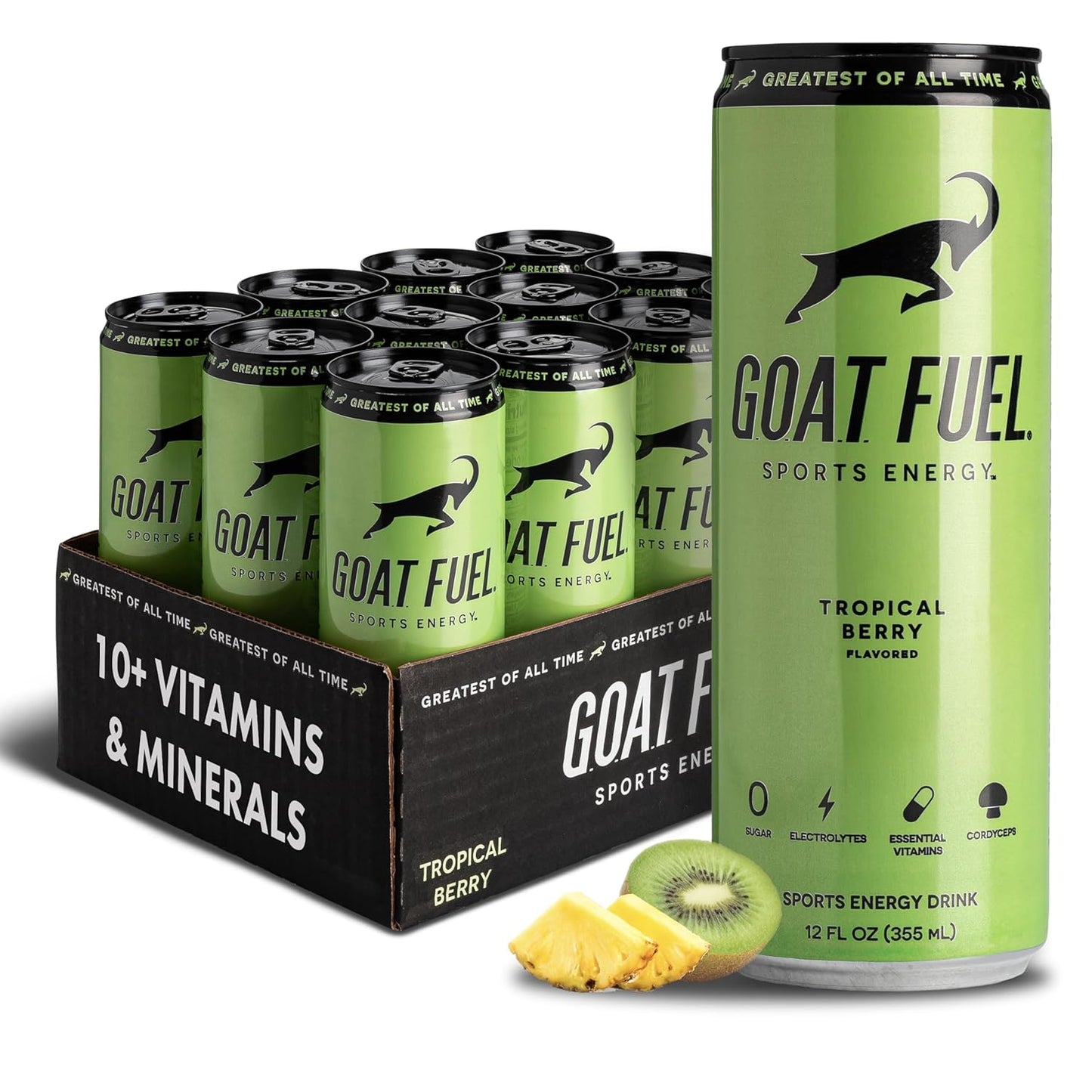 G.O.A.T. Fuel Energy Drink - 12 fl. oz., 12 pack cans