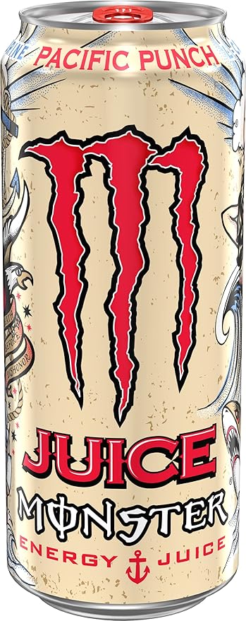 Monster Energy Drink: Juice Monster Pacific Punch, 16 oz., 15 pack