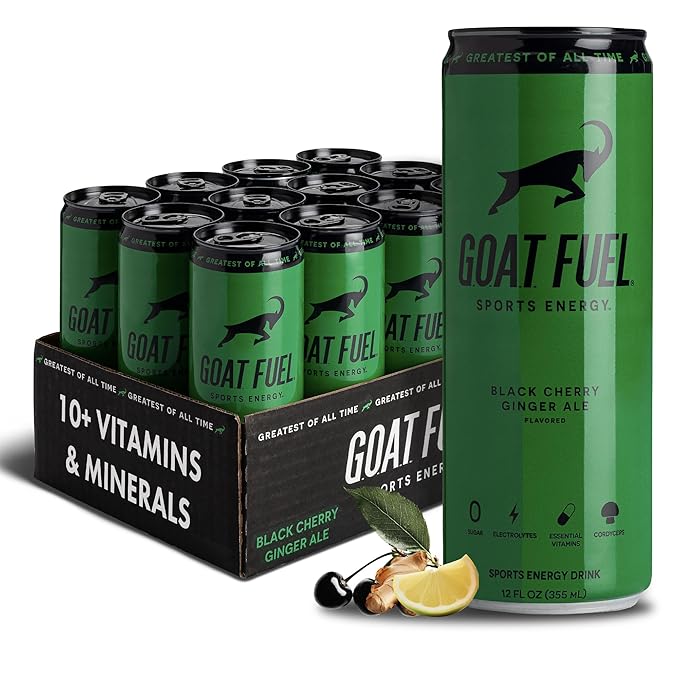 G.O.A.T. Fuel Energy Drink, 12 oz., 12 pack