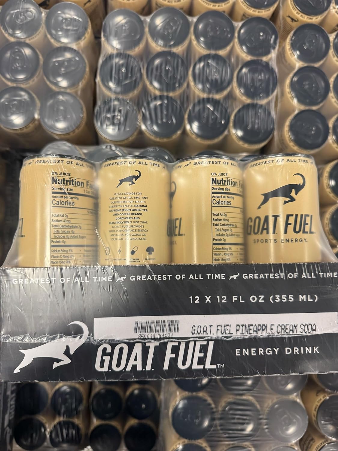 G.O.A.T. Fuel Energy Drink - 12 fl. oz., 12 pack cans