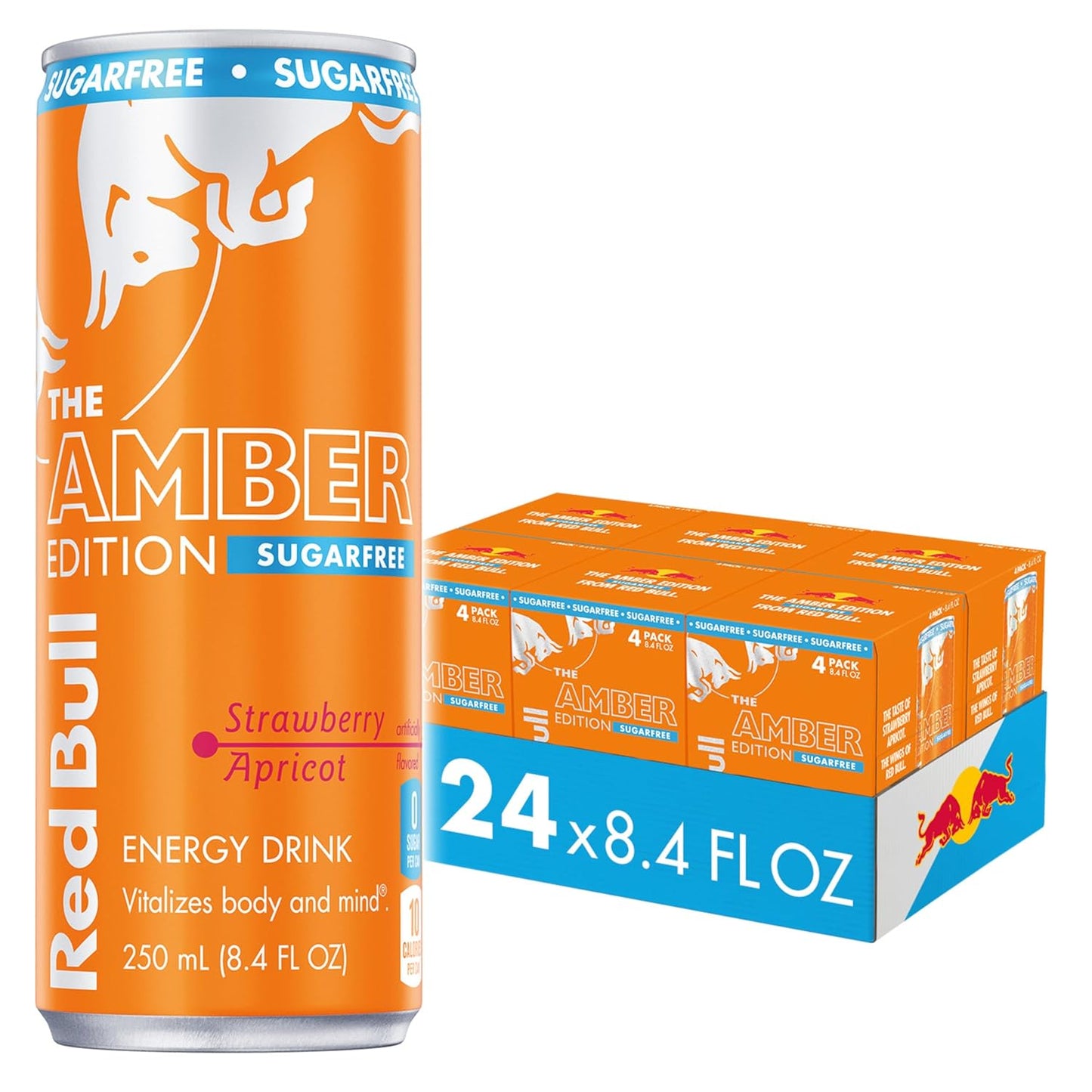 Red Bull: Sea Blue Edition, Sugar Free Juneberry Energy Drink, 12 oz., 24 Pack