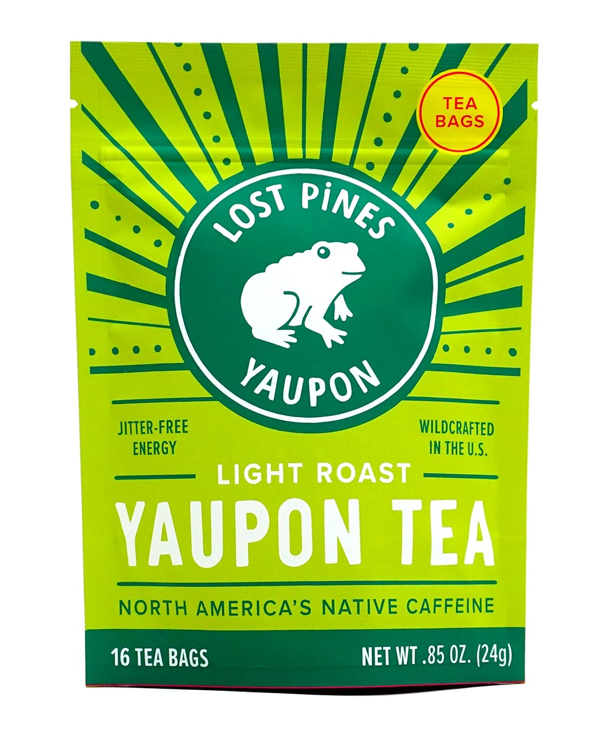 Lost Pines Yaupon Tea: Dark Roast, 50 Tea Bags