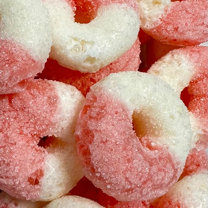 Freeze Dried Candy: Watermelon Rings, 1 Bag